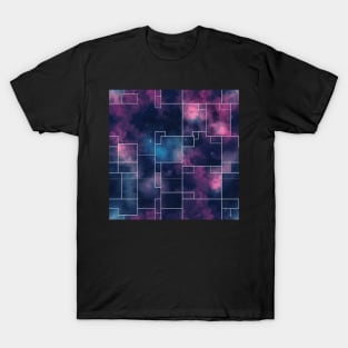 Endless Immensity - Infinite Nebula Seamless Pattern T-Shirt